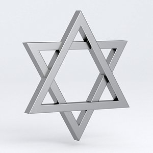 Star David Symbol silver