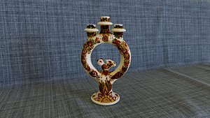 Ceramic Candlestick 3D model