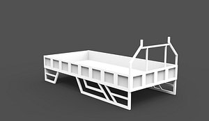 3D pickup truck body 04 3D model