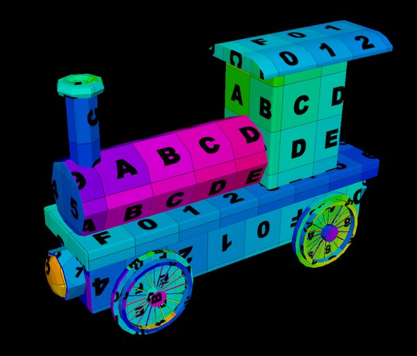3D Toy Train Engine model - TurboSquid 1729783
