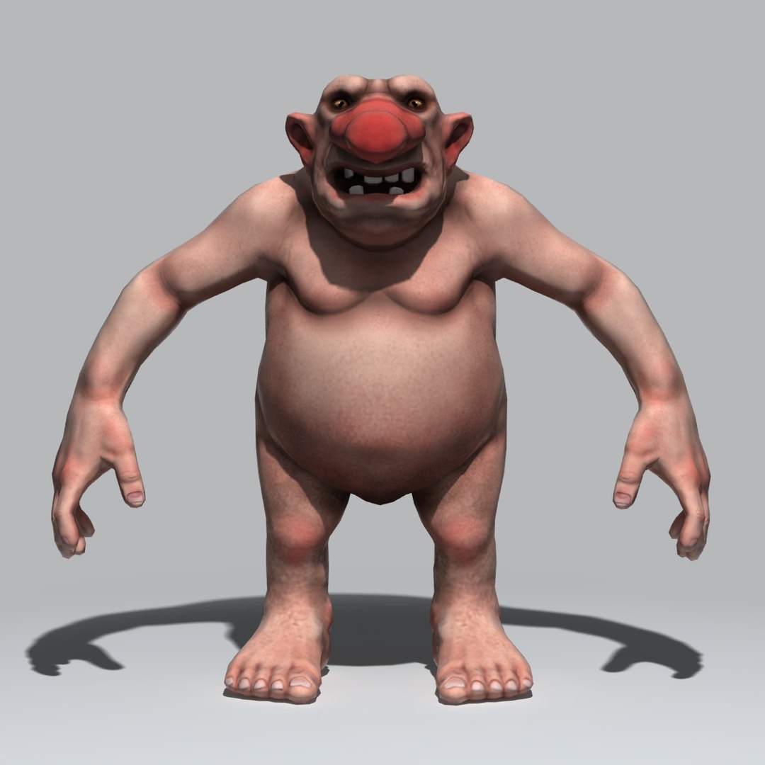 3ds Max Troll Creature