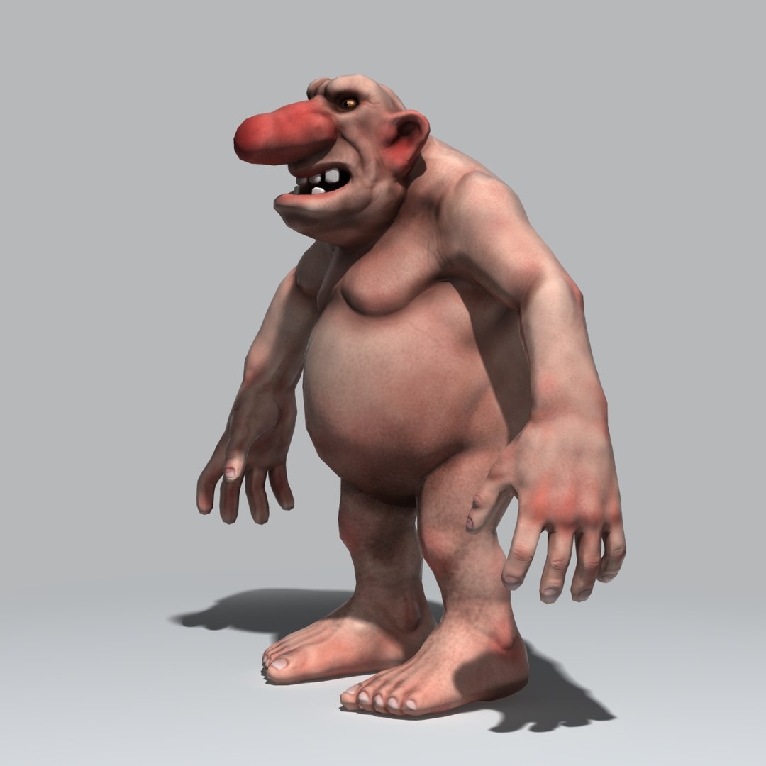 3ds Max Troll Creature