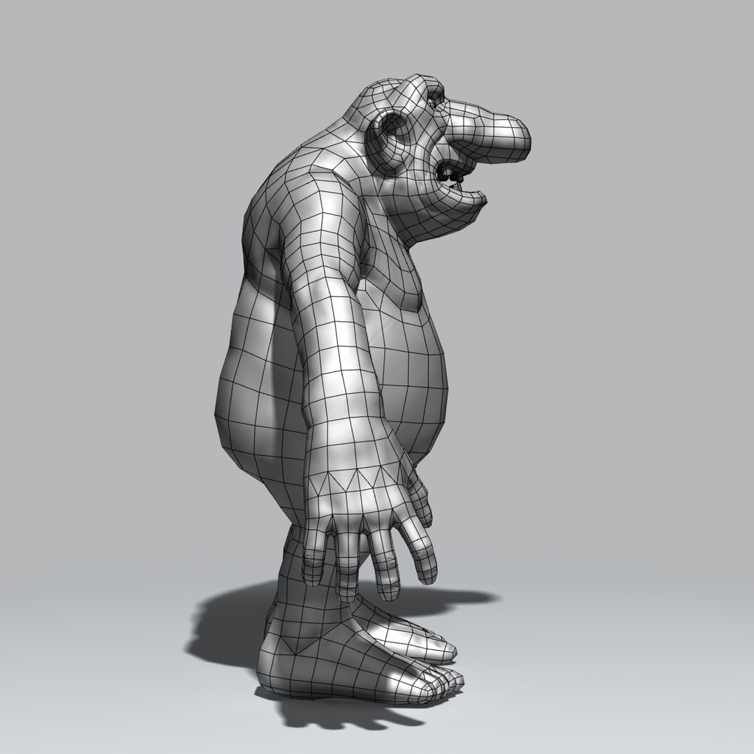 3ds Max Troll Creature