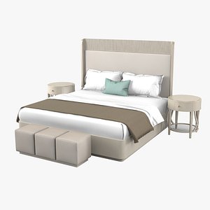 3D model caracole fall love bedroom