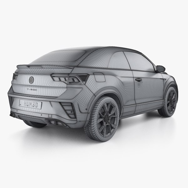 3D Volkswagen T-Roc R-Line cabriolet 2021 - TurboSquid 1945694