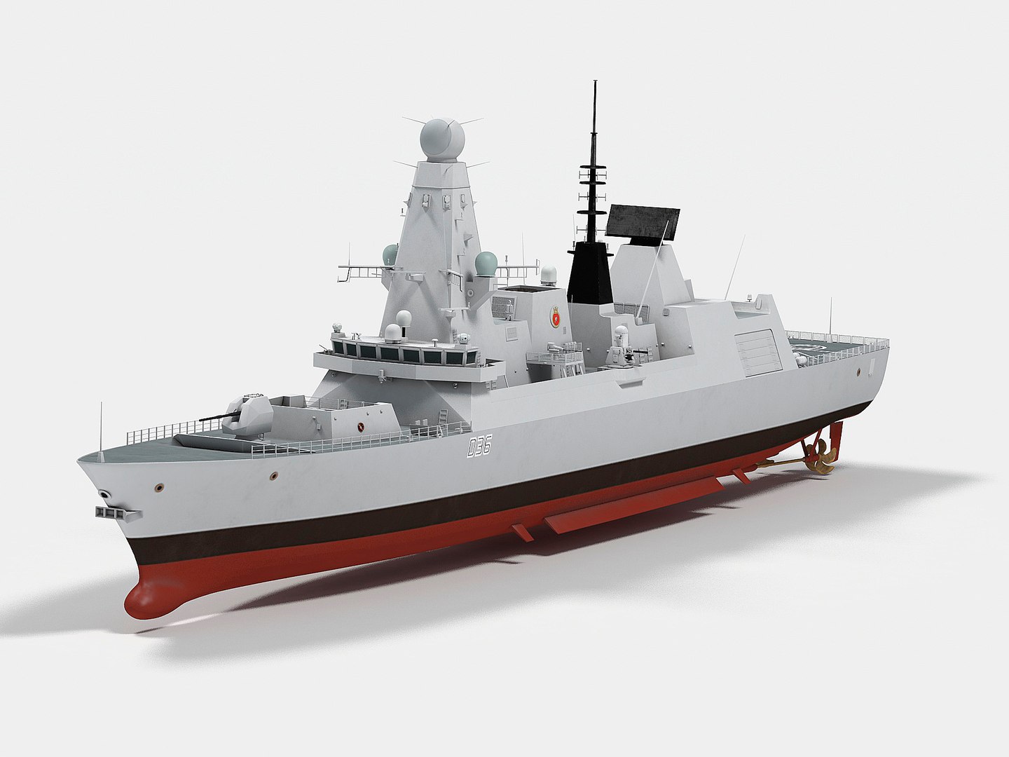 HMS D-36 防御者 45 型3D模型 - TurboSquid 1823537