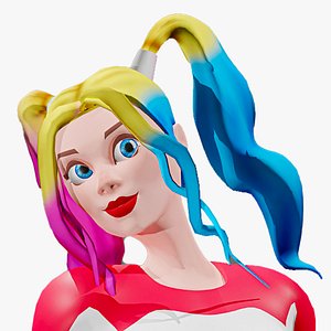 Stylized Female Character model