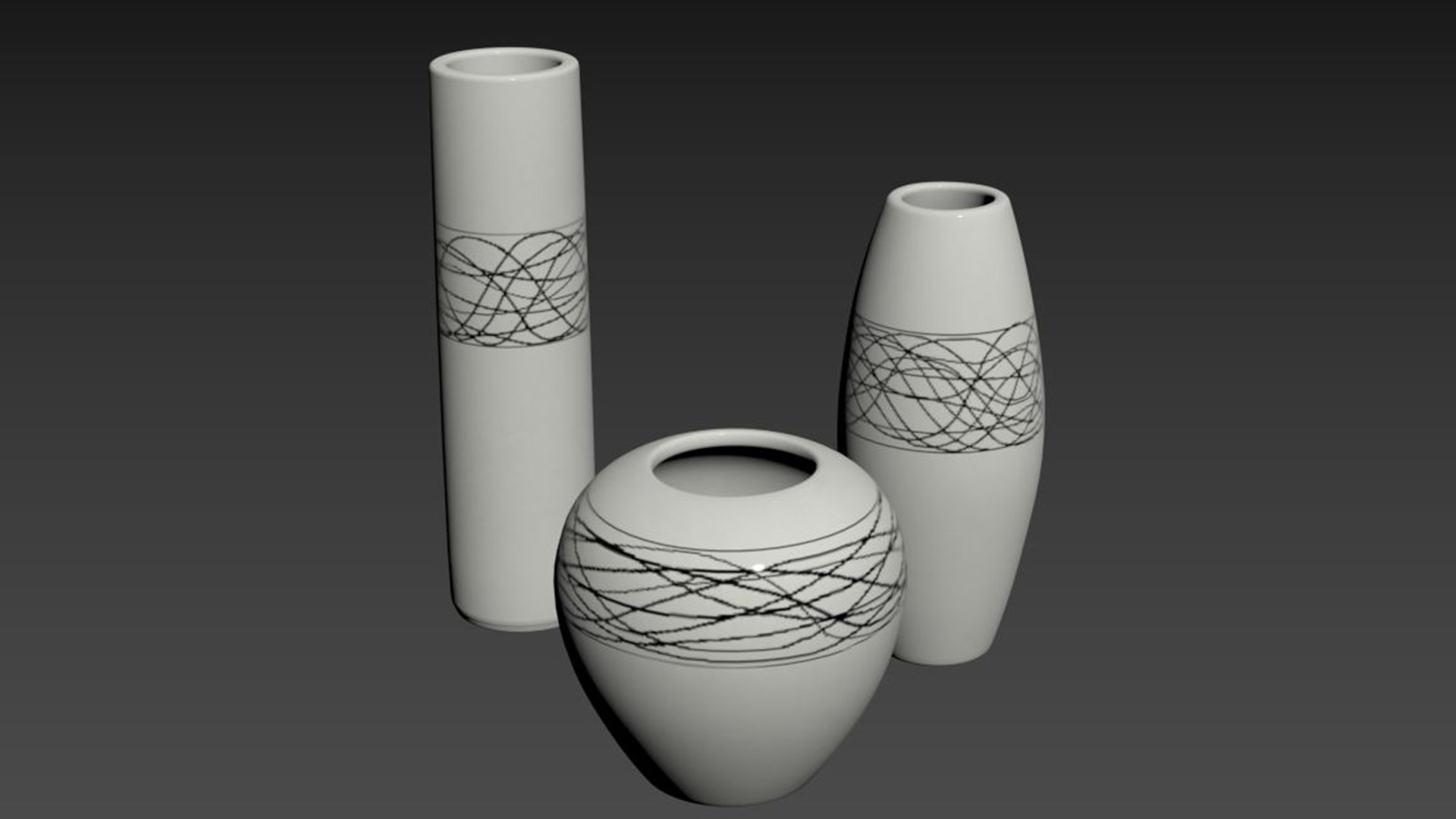 Modern Minimalist Ceramic Vase Model - TurboSquid 2367128