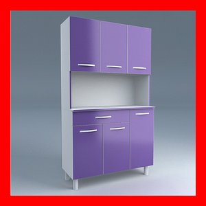 cupboards cabinet 3d model
