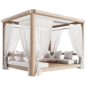 3D Garden Lounge Structure 03