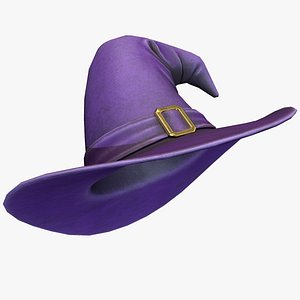 Top Hat 09 - Cartoon Purple 3D Model by gsommer