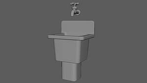 Cleaning Sink model