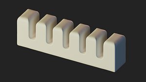 5-Port Cable Holder 3D