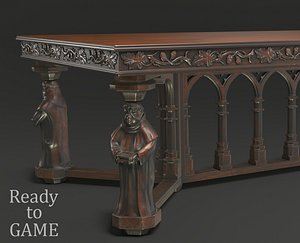 3D gothic table
