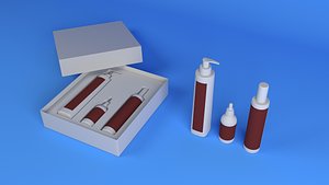 3D hair set shampoo serum