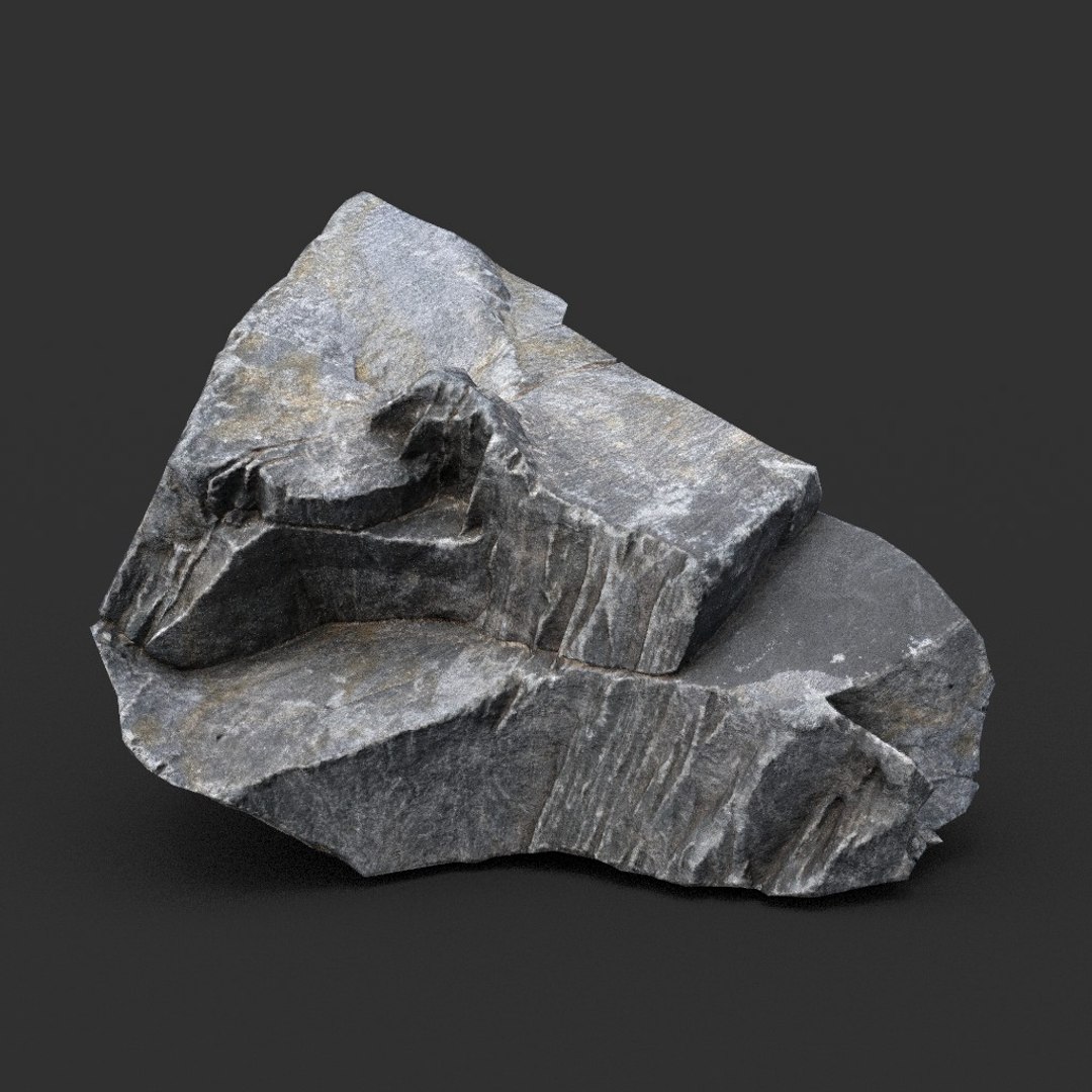 12 Low Poly PBR Rock Photogrammetry 3D Model - TurboSquid 2163094