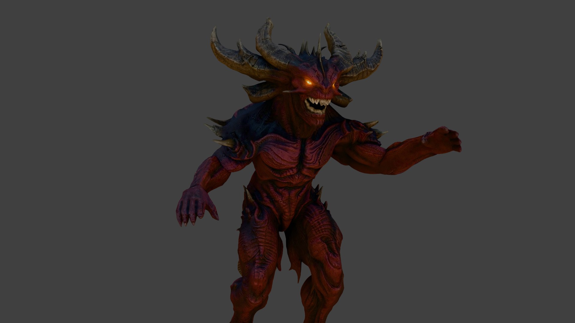 Horned Demon Creature model https://p.turbosquid.com/ts-thumb/jl/6PIpLV/61/92/png/1775650403/1920x1080/fit_q87/9946a84743007d9f54db10a622cd15a21da84627/92.jpg