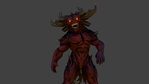 Horned Demon Creature model