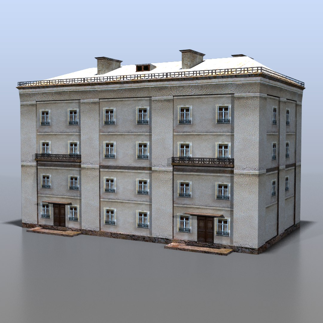 House Russia 3d Model