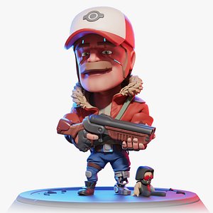 Cyber Punk Character Stylized