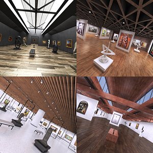 Modern Art Gallery Collection 4 in 1