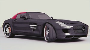 3D mercedes benz amg model