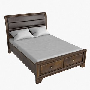 Jack Queen Storage Bed Cappuccino