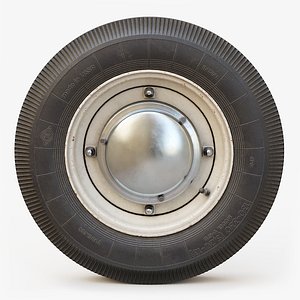 Vintage Car Wheel PBR