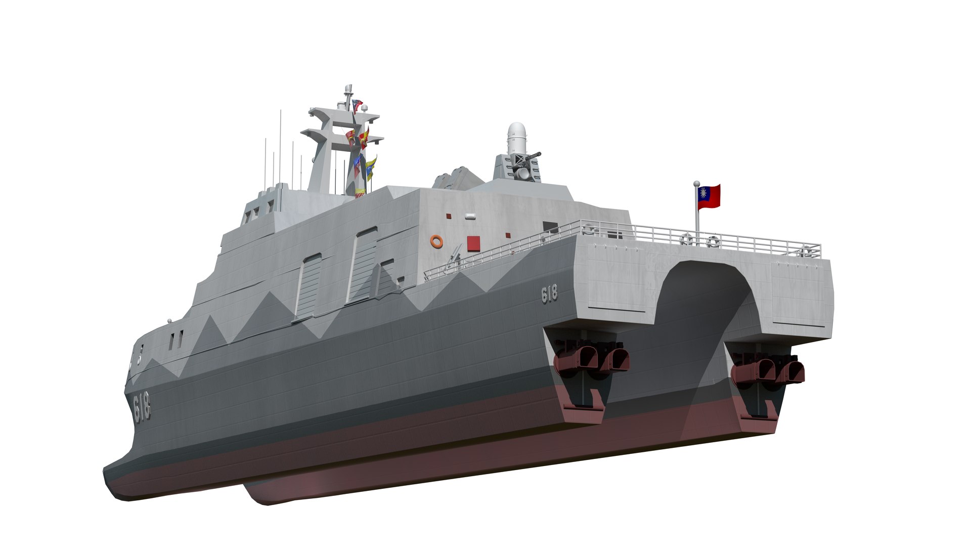 Taiwan China Tuojiang-class patrol ship Xunhai ship Tuojiang class missile boat 618 3D model https://p.turbosquid.com/ts-thumb/jl/LxdQ4u/Jx/c_tmp.12/png/1720851908/1920x1080/fit_q87/4c4393c37b1b3538da71db5f6469bc57bab9ae24/c_tmp.12.jpg