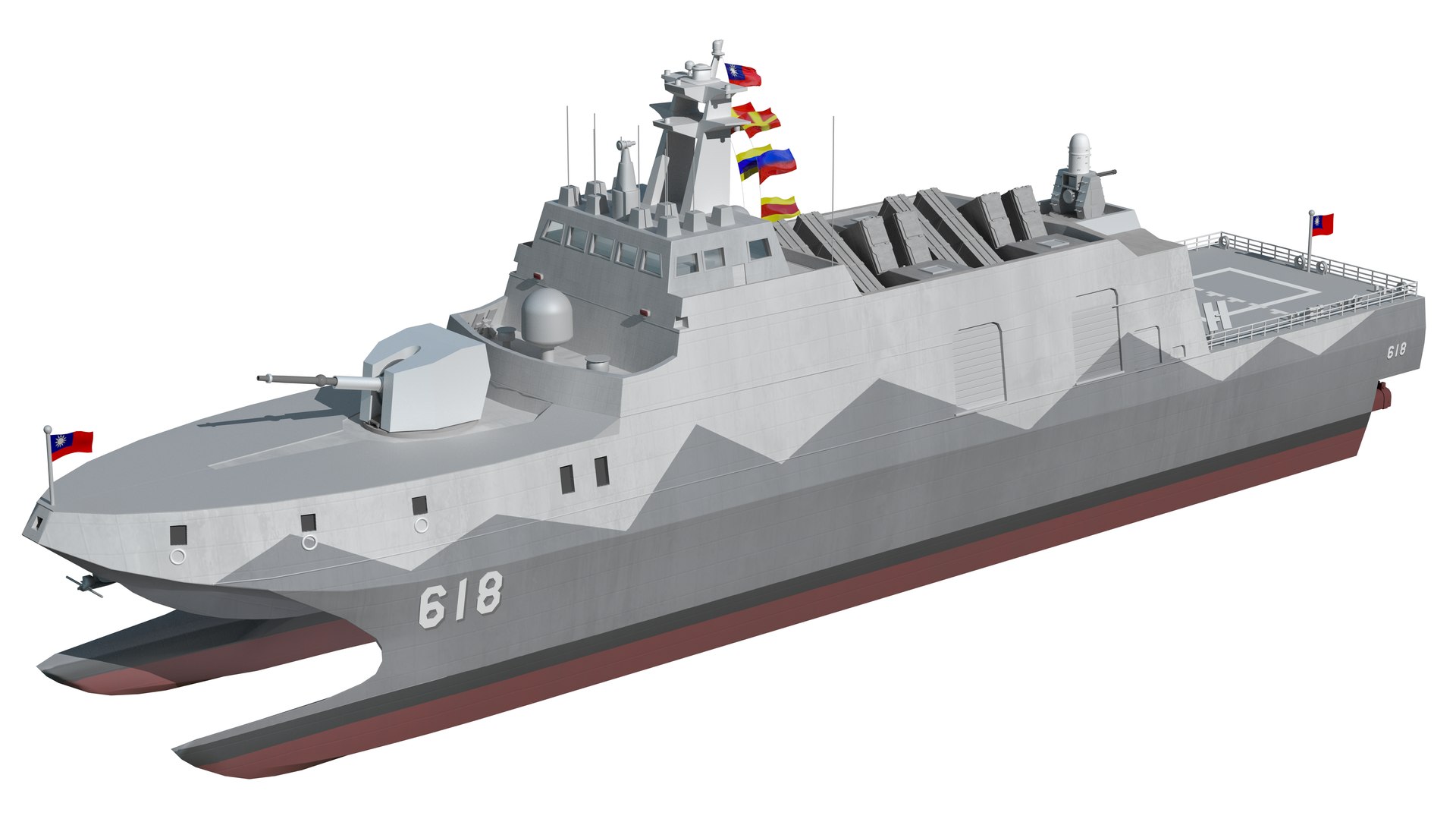 Taiwan China Tuojiang-class patrol ship Xunhai ship Tuojiang class missile boat 618 3D model https://p.turbosquid.com/ts-thumb/jl/LxdQ4u/eZ/c_tmp.01/png/1720851864/1920x1080/fit_q87/58f131066b910affd1db5e4b87d41ef8a9c4563c/c_tmp.01.jpg
