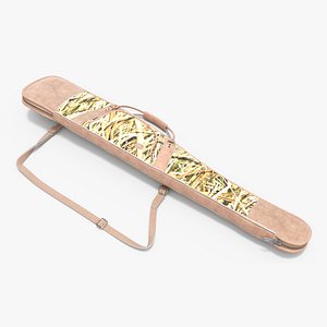 3D Hunter Gun Case Beige and Camo model