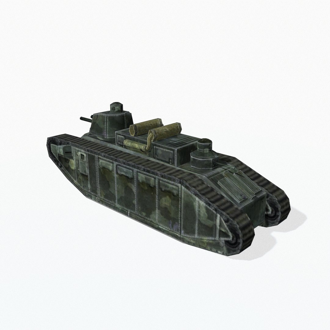 3d Char 2c Tank