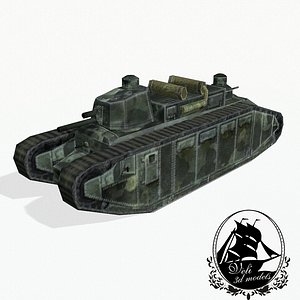 3d char 2c tank