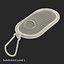 Tesla Key Fob Inside Cover Black
