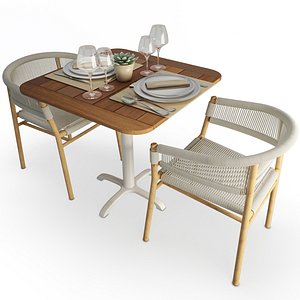 Table And Chair Kith Ethimo Set model