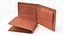 Leather Wallet Set 02 3D model