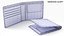 Leather Wallet Set 02 3D model