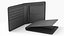 Leather Wallet Set 02 3D model