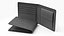 Leather Wallet Set 02 3D model