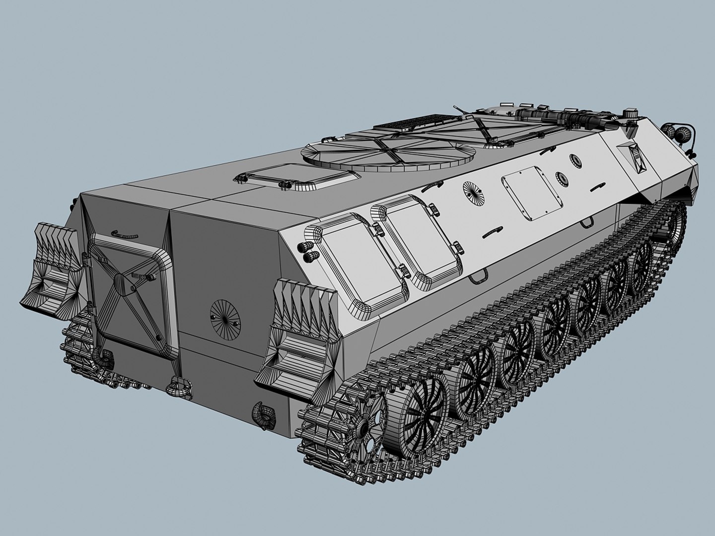 Soviet mt-lbu model - TurboSquid 1379435