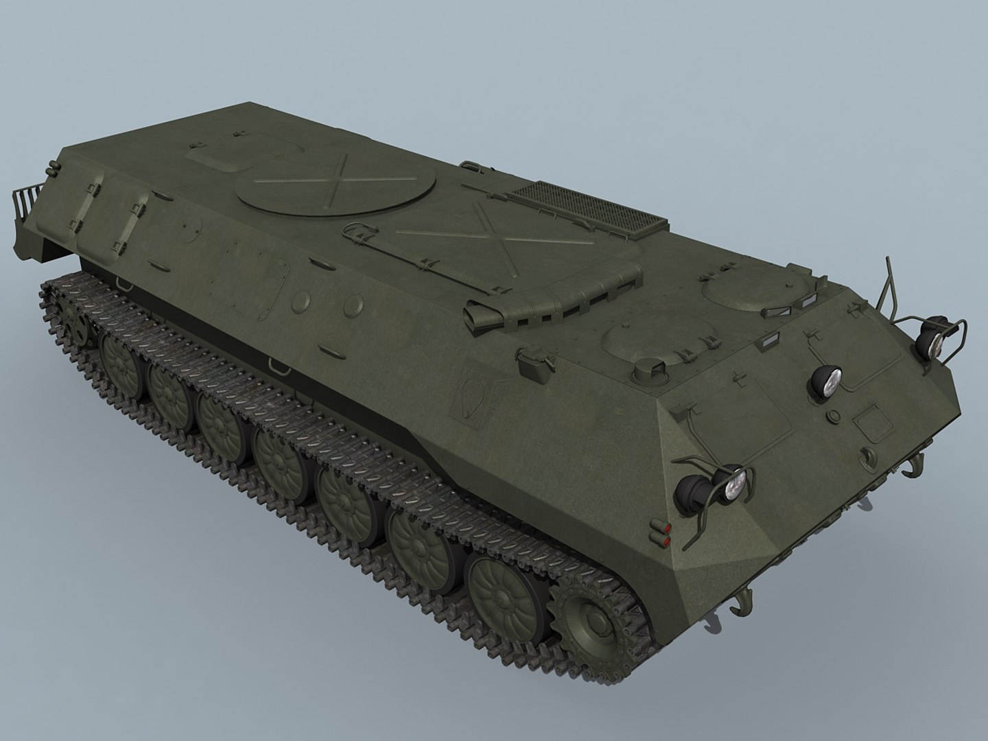 Soviet mt-lbu model - TurboSquid 1379435