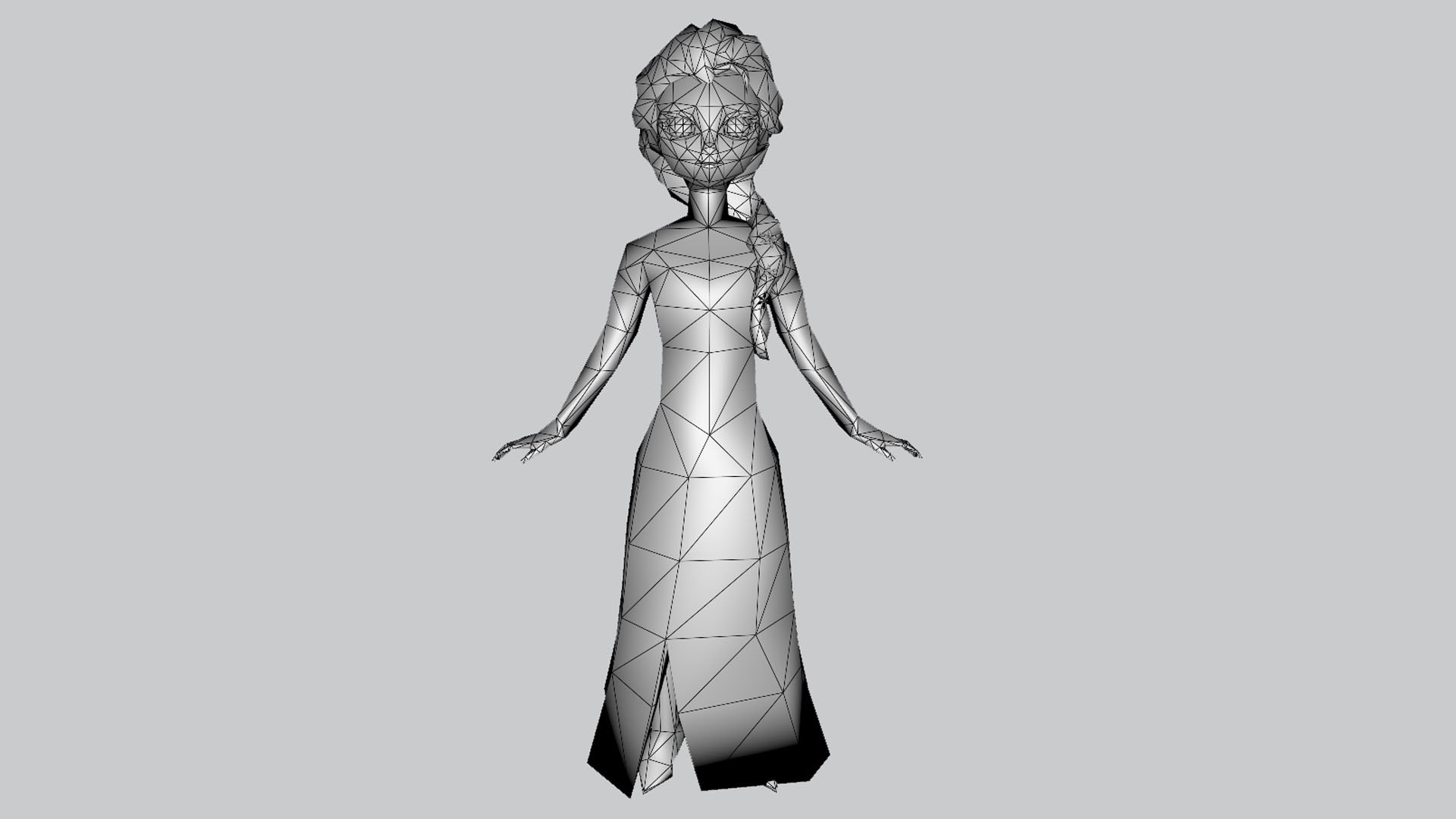 3D Elsa Princess Model - TurboSquid 2241605