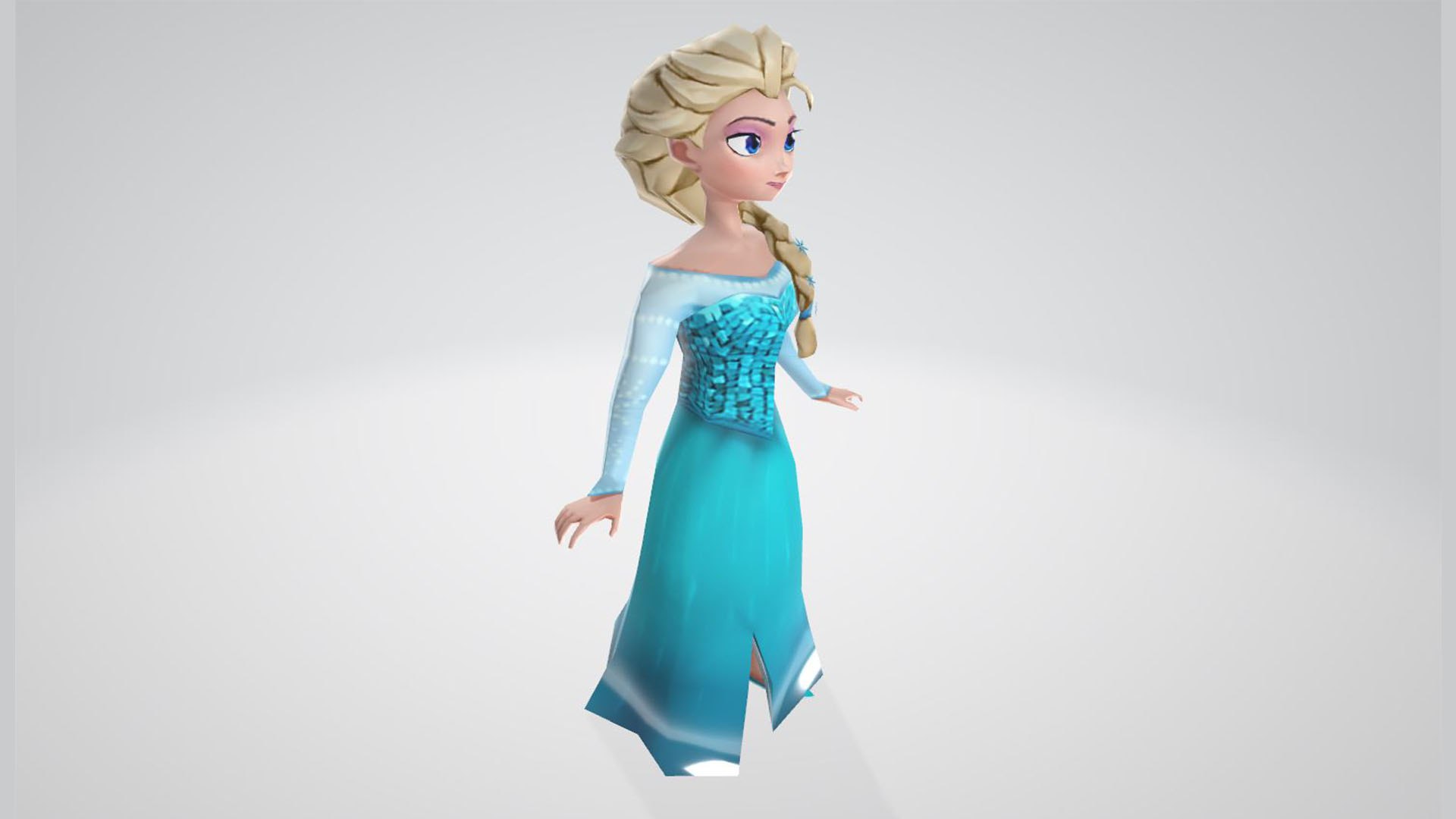 3D Elsa Princess Model - TurboSquid 2241605