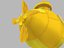 stylized submarine model