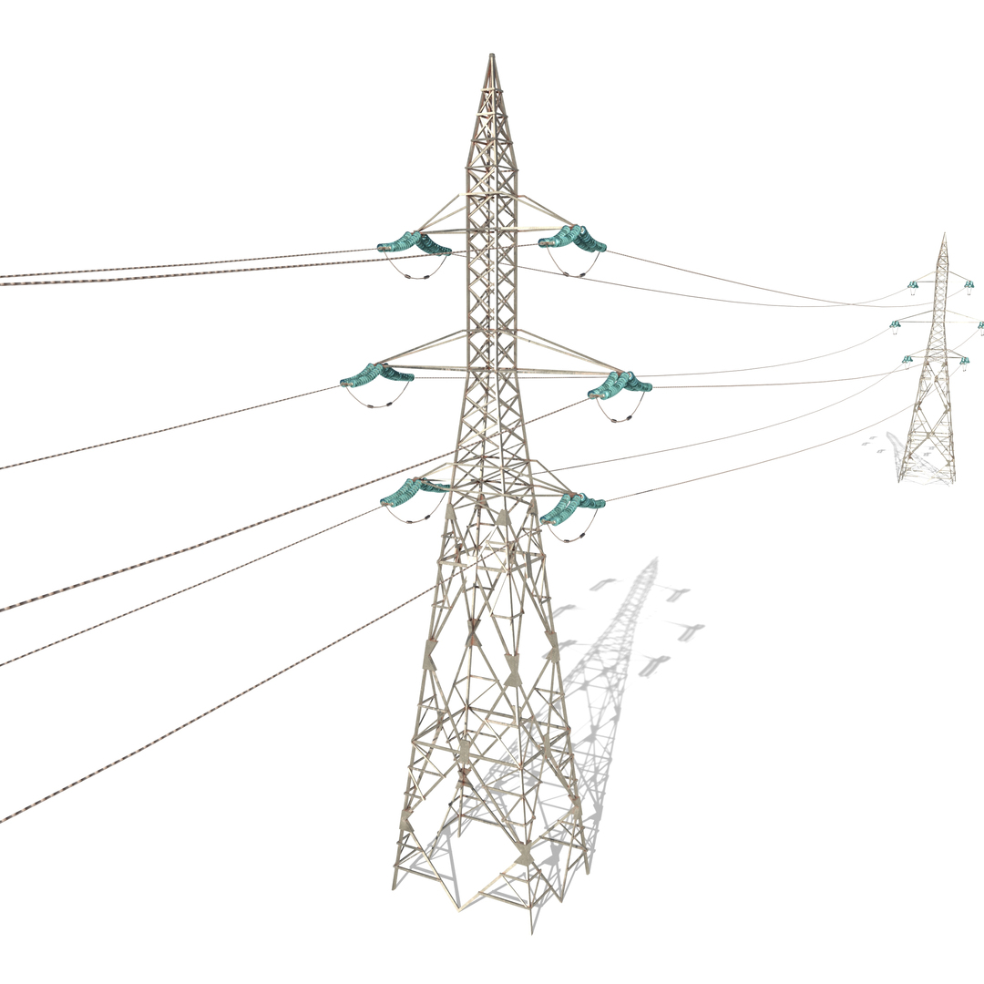3D model electricity poles - TurboSquid 1475895