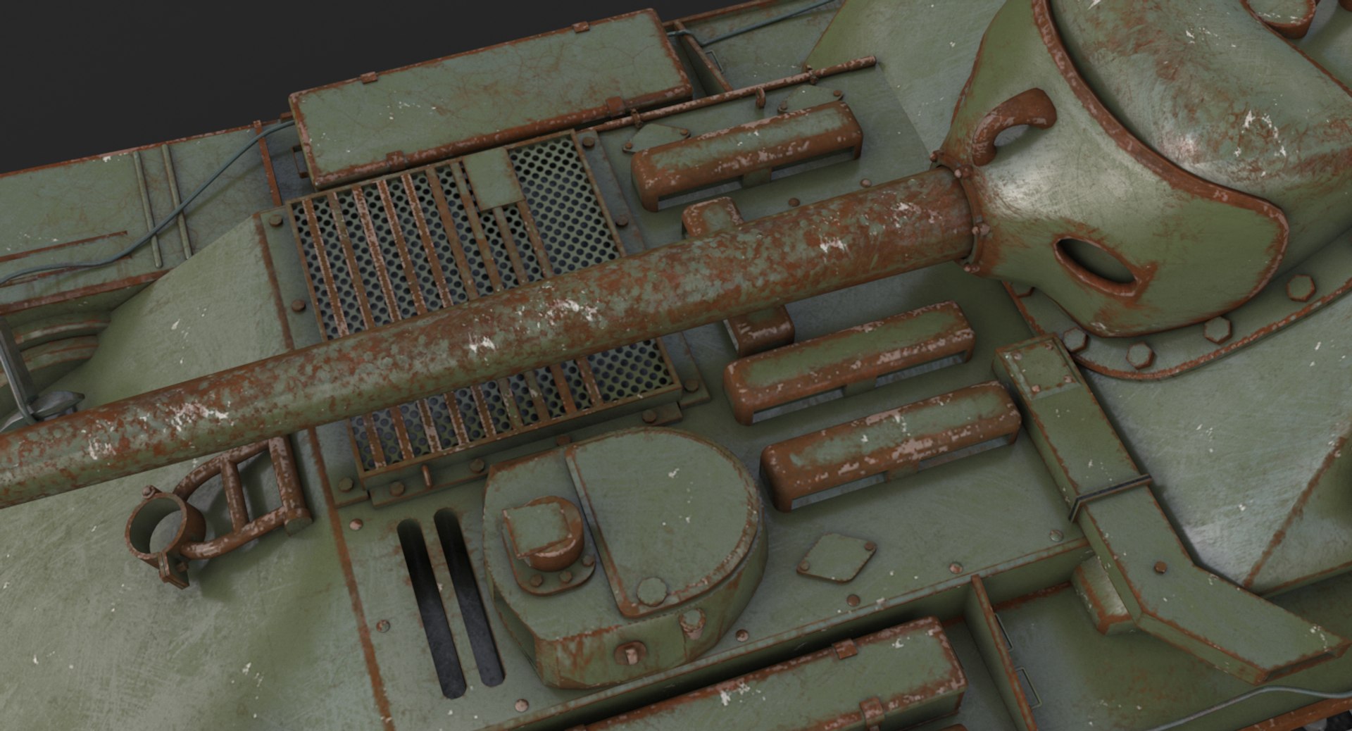 Tank uralmash su 101 3D - TurboSquid 1661565