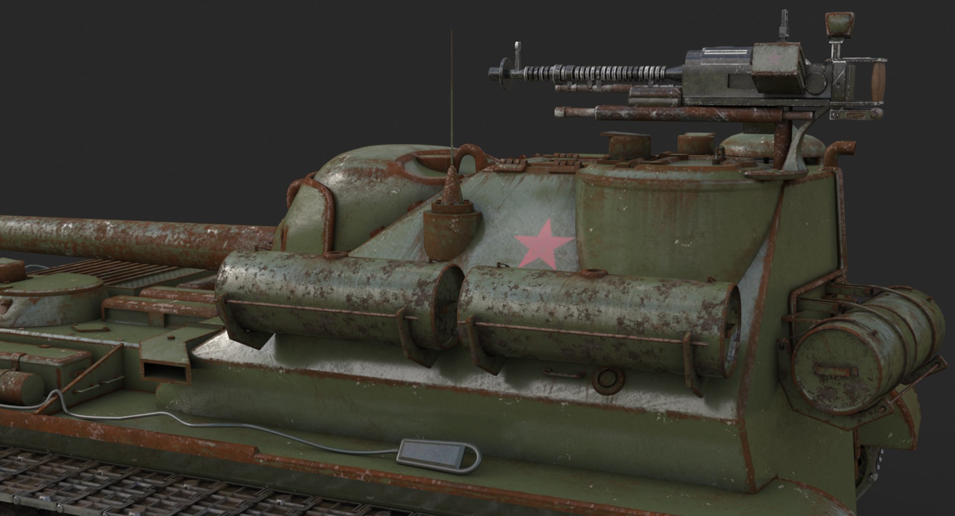 Tank uralmash su 101 3D - TurboSquid 1661565