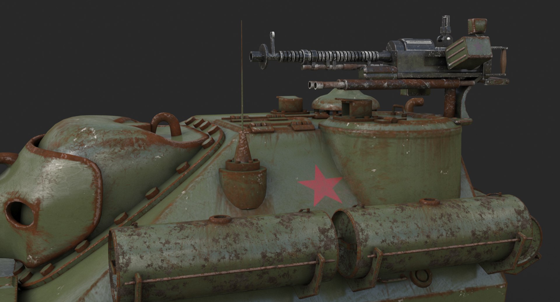 Tank uralmash su 101 3D - TurboSquid 1661565