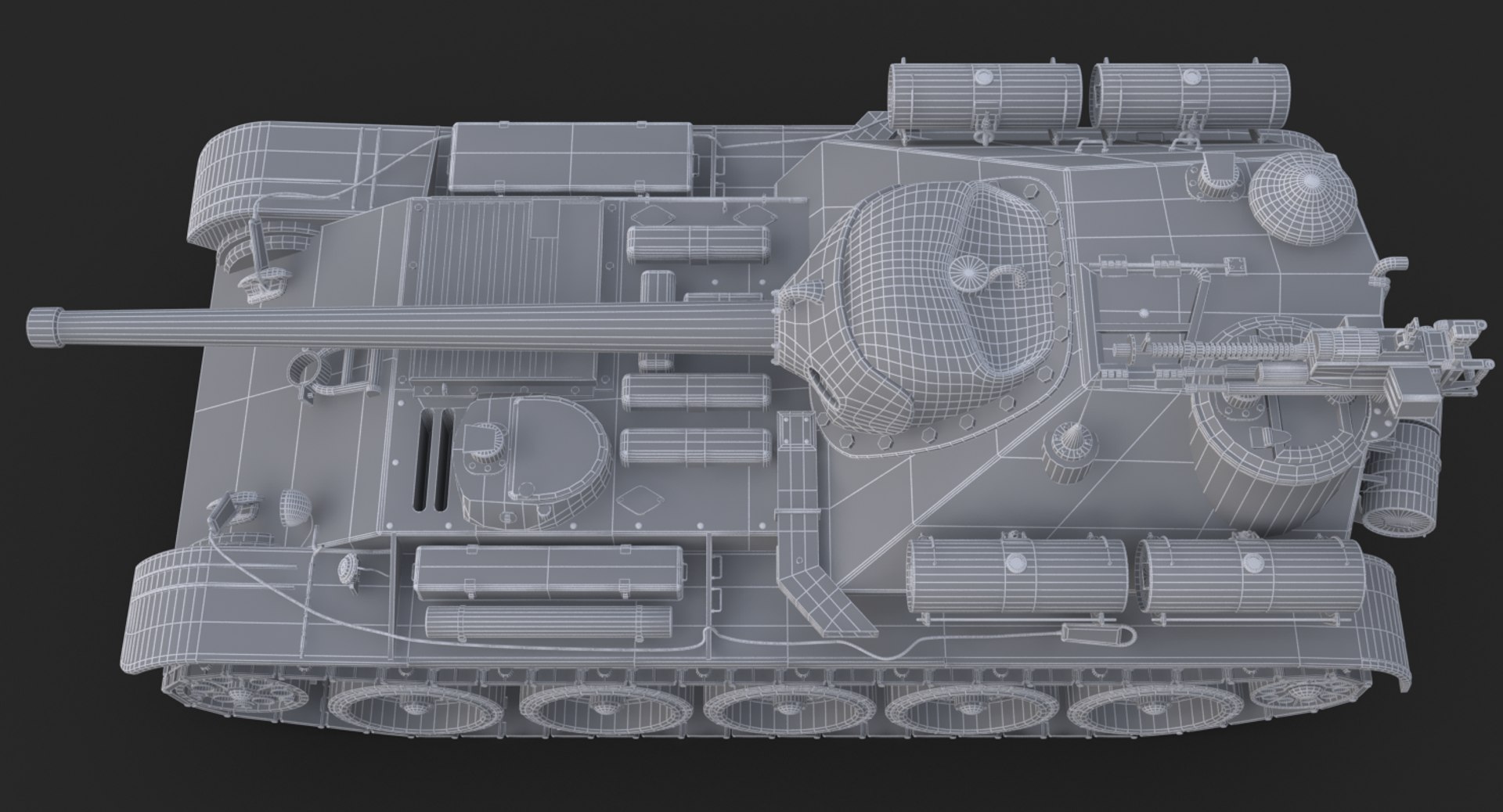 Tank uralmash su 101 3D - TurboSquid 1661565