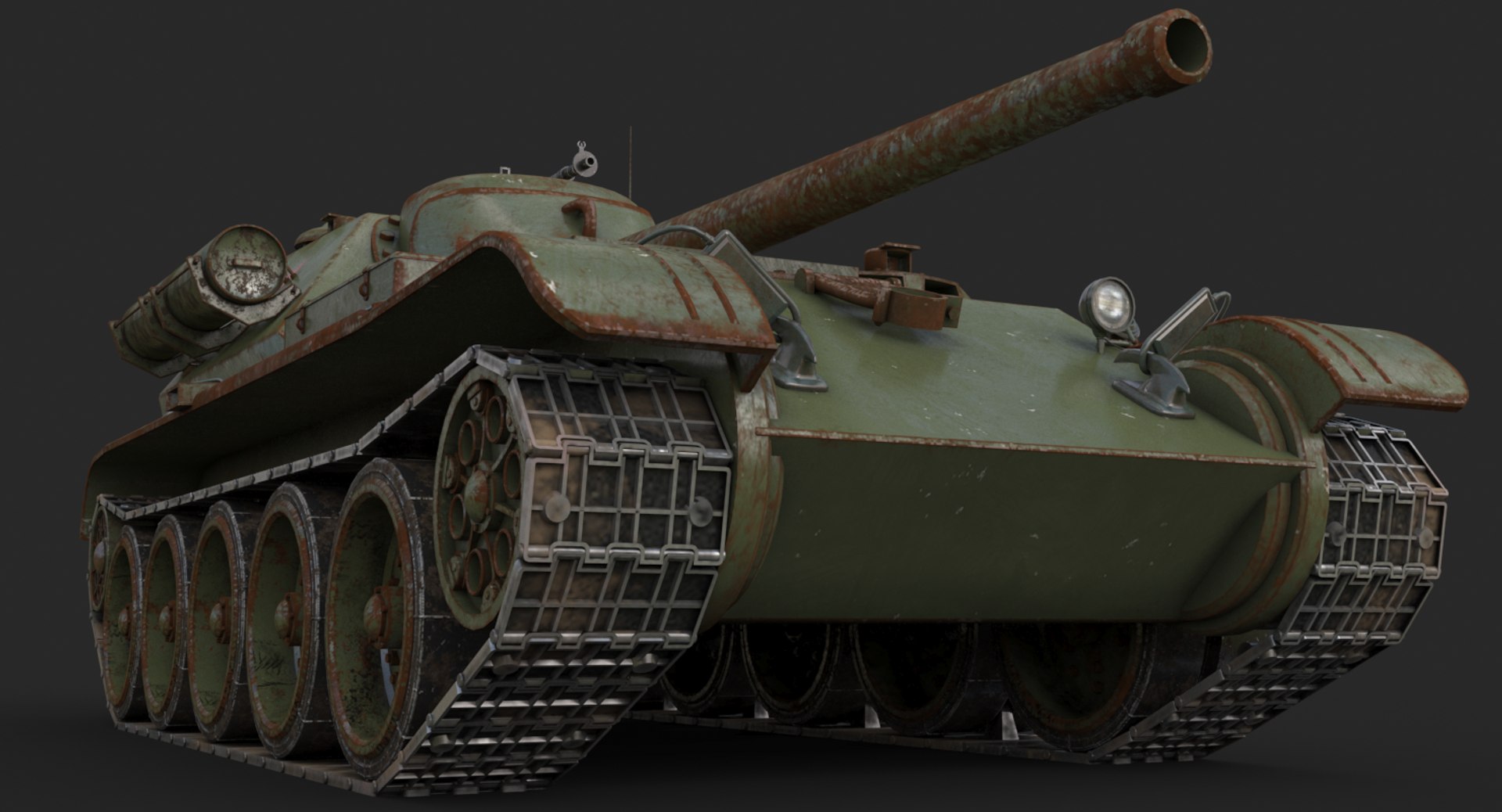 Tank uralmash su 101 3D - TurboSquid 1661565